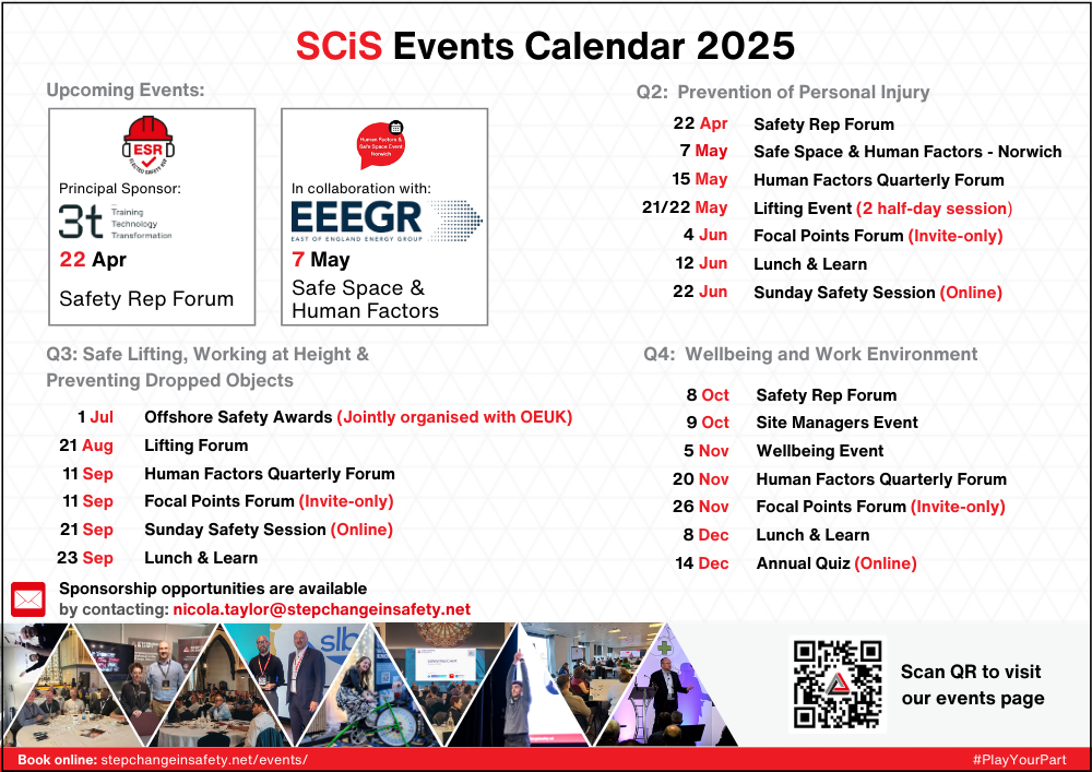 SCiS Full Events Programme: Q2-Q4 2025