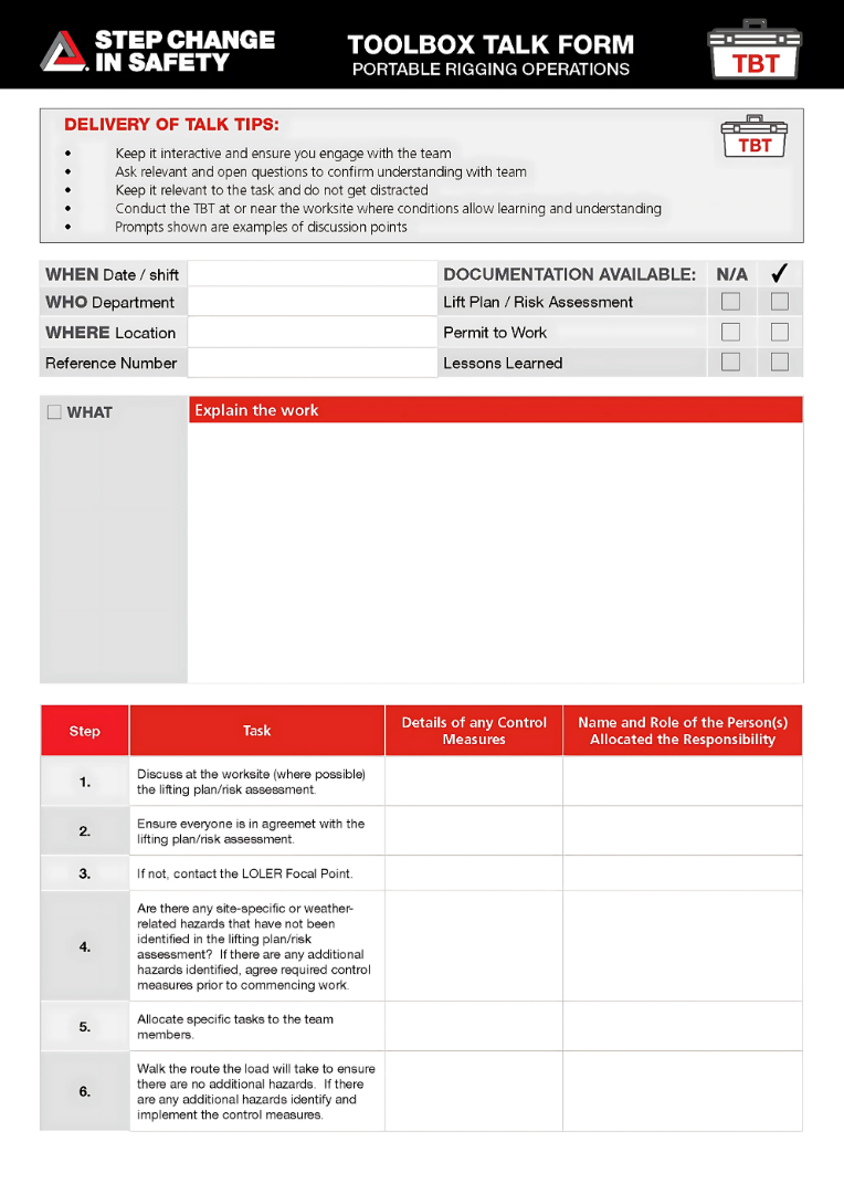 Interactive Lift Plans