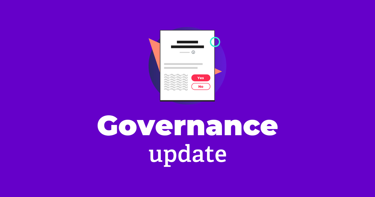 Governance update