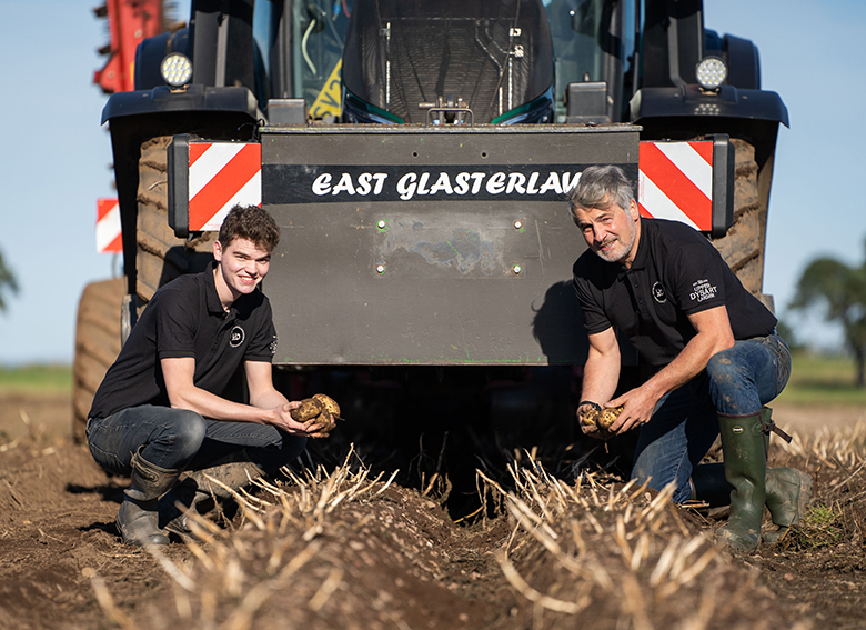 Andrew and James Stirling from Upper Dysart Larder, Lunan Bay, Scotland