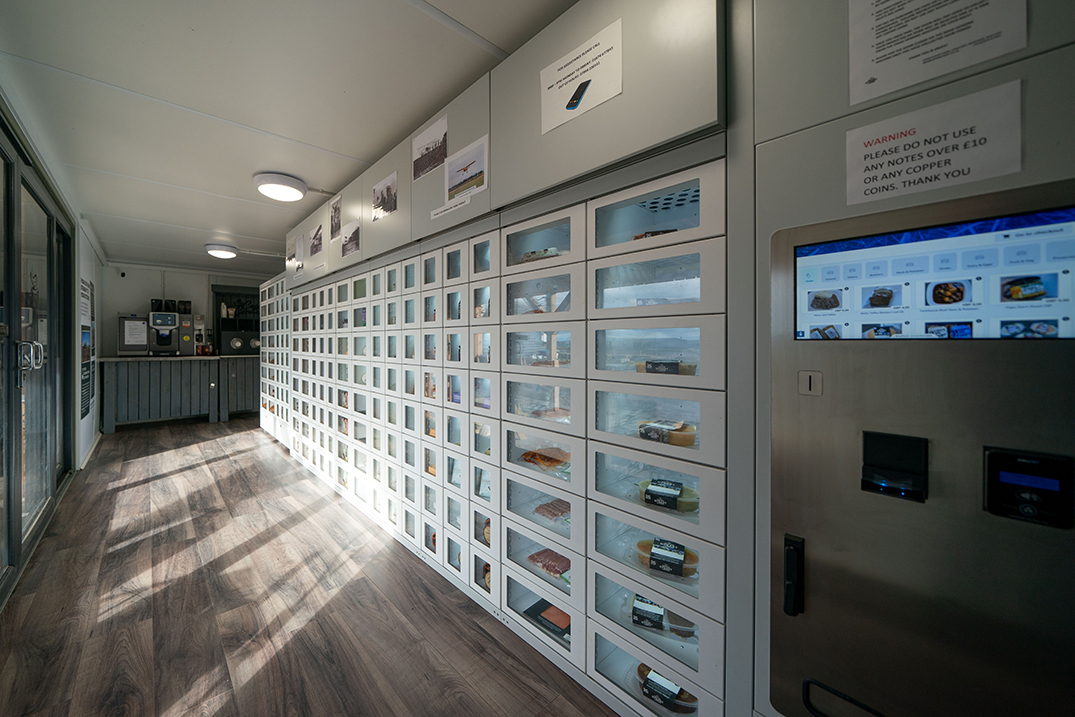 Farm Shop Vending Machine in Lunan Bay, Angus, Scotland — Upper Dysart Larder