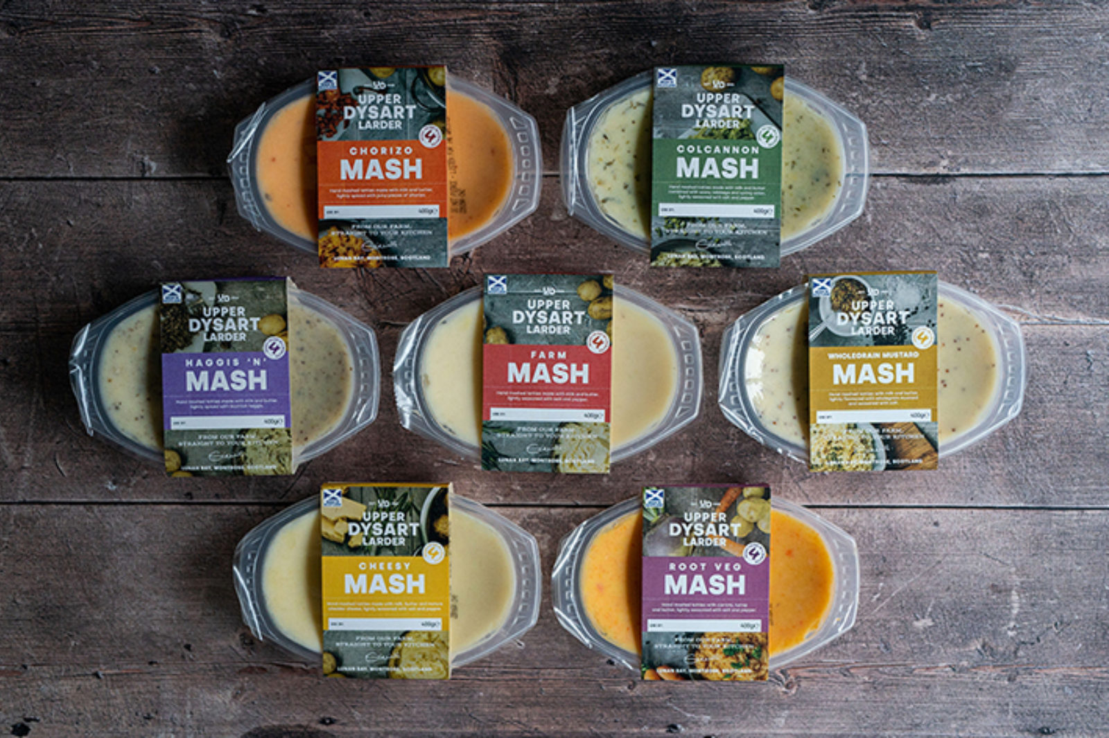 Upper Dysart Larder full range of mash products