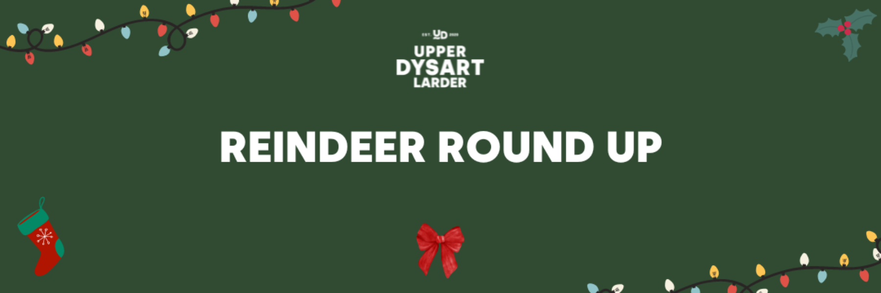 UPPER DYSART REINDEER ROUND UP RETURNS THIS CHRISTMAS