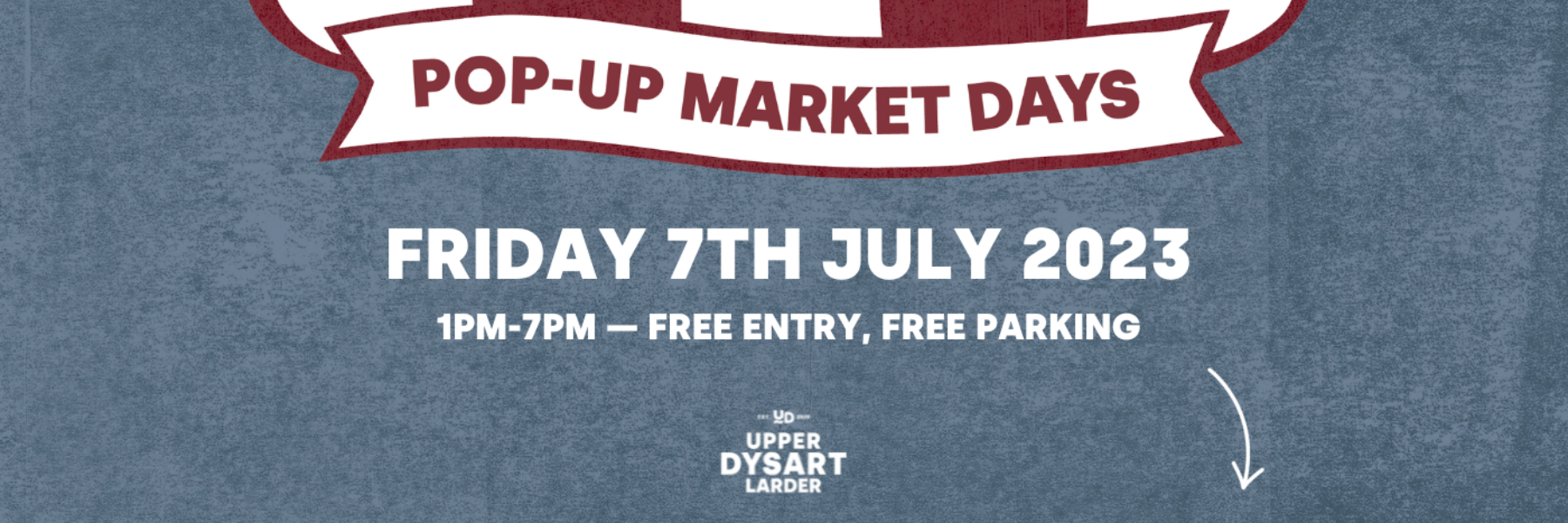 JULY POP-UP MARKET DAY ANNOUNCED