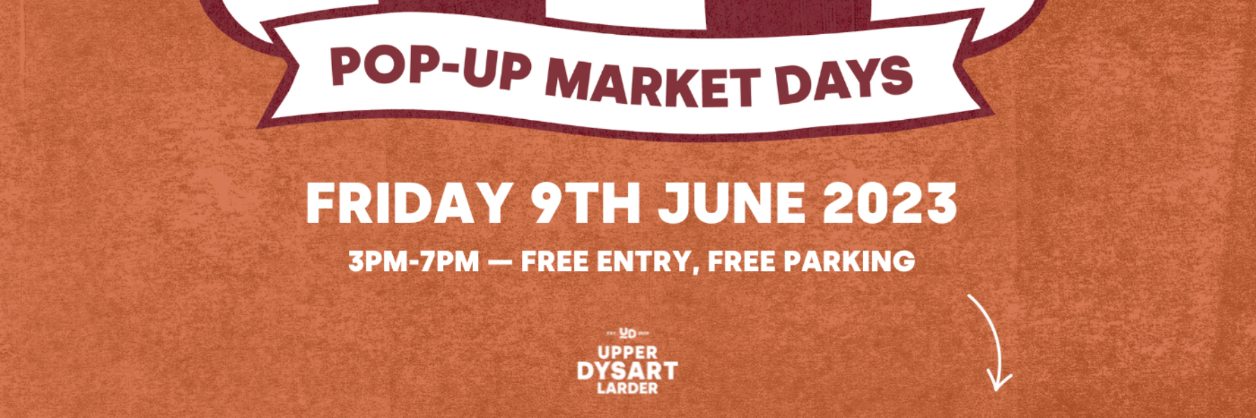 JUNE POP-UP MARKET DAY ANNOUNCED