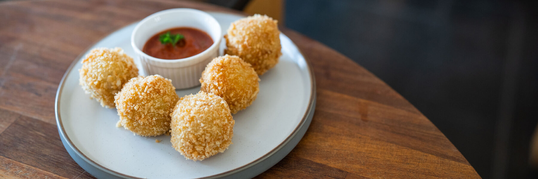 CHEESE STUFFED TATTIE BITES