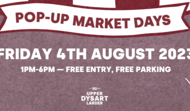 AUGUST POP-UP MARKET DAY ANNOUNCED