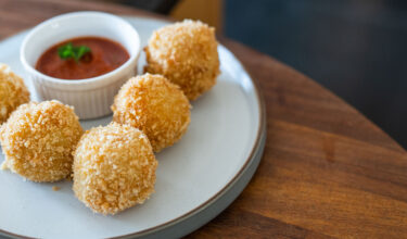 CHEESE STUFFED TATTIE BITES