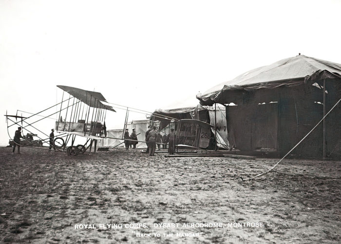 Upper Dysart Airfield 1913 Back to the Hangar