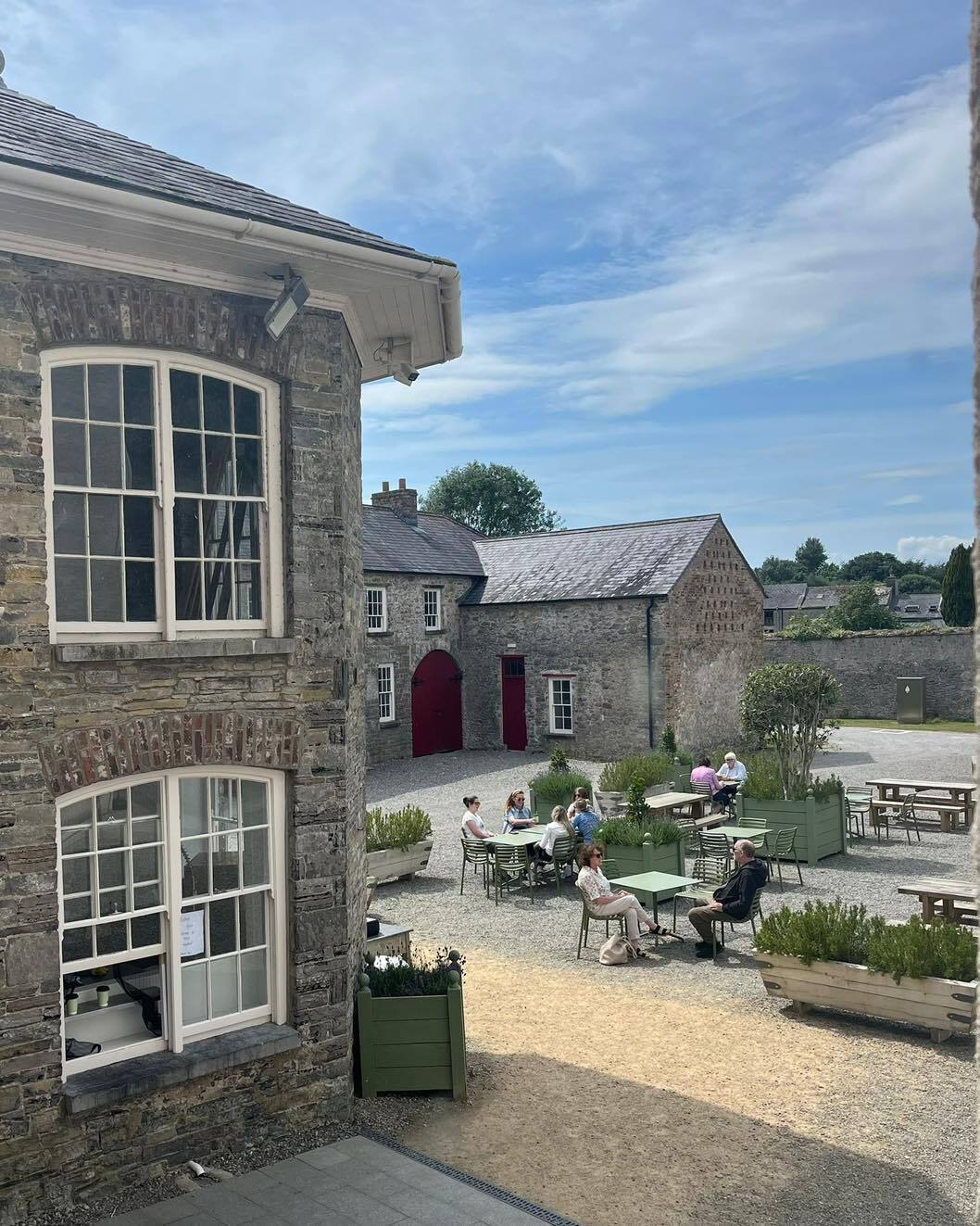 Doneraile Tea Rooms Outside Area