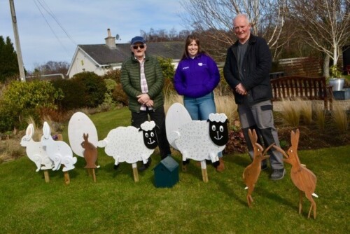 Culter and District Men's Shed created amazing Easter stands for Easter Anguston Farm!
