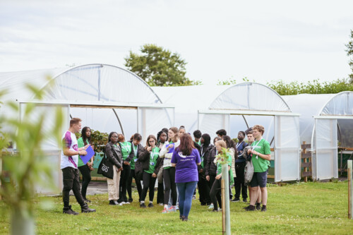 Students welcomed to Easter Anguston Farm