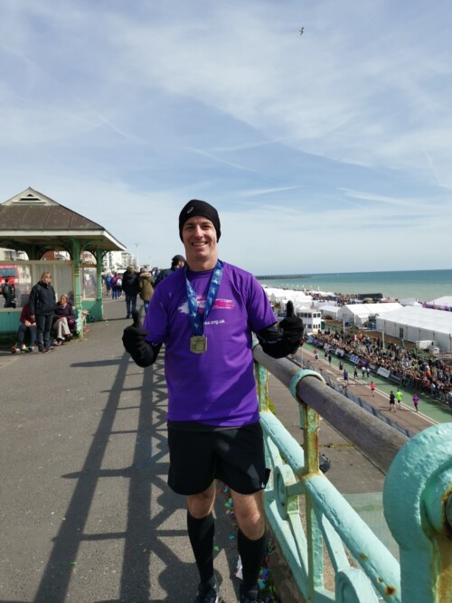 Craig completes Brighton Marathon for VSA!