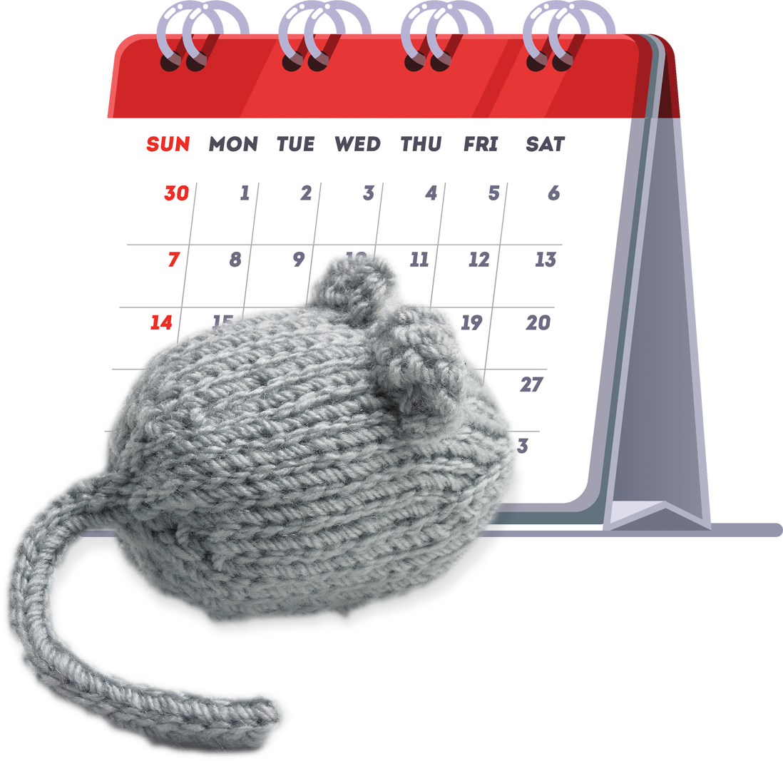 mouse calendar