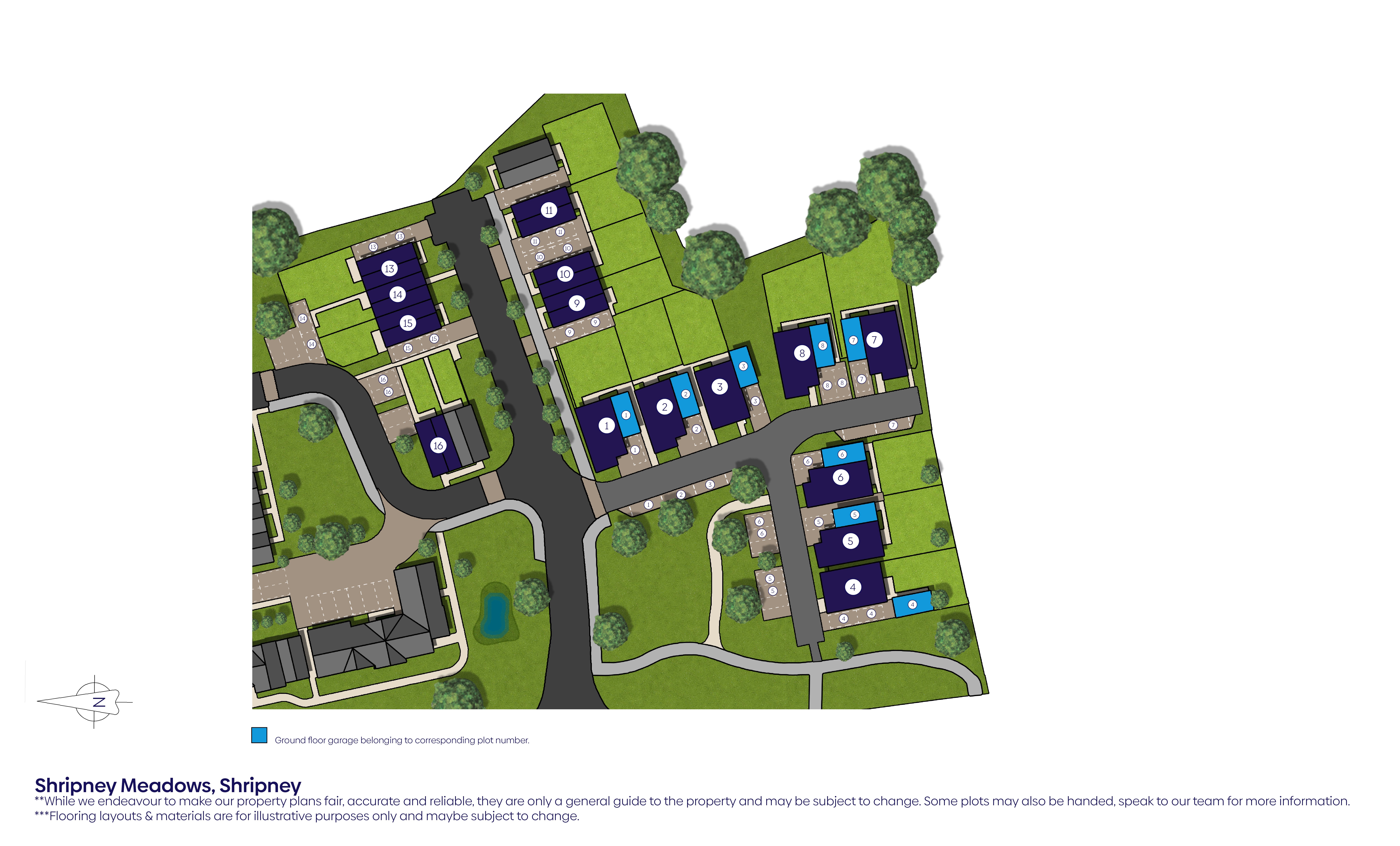 Shripney Meadows site plan