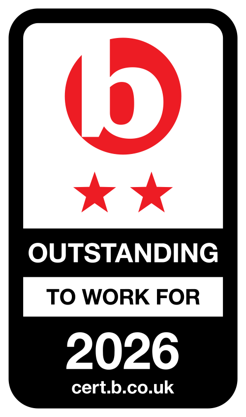 Best Companies Outstanding to Work For 2026 Accreditation Logo