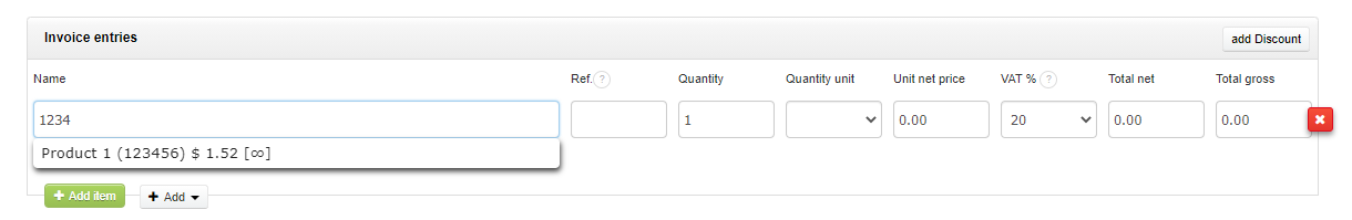 product codes suggestion2
