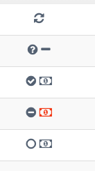 Lista oznaczeń, które pojawiają się na liście faktur kosztowych uwzględniające weryfikację podatniku na białej liście VAT.