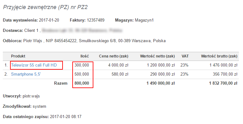 akcja magazynowa  wyjaśnienie