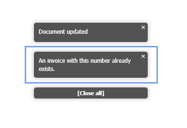 Numbering expenses side 2