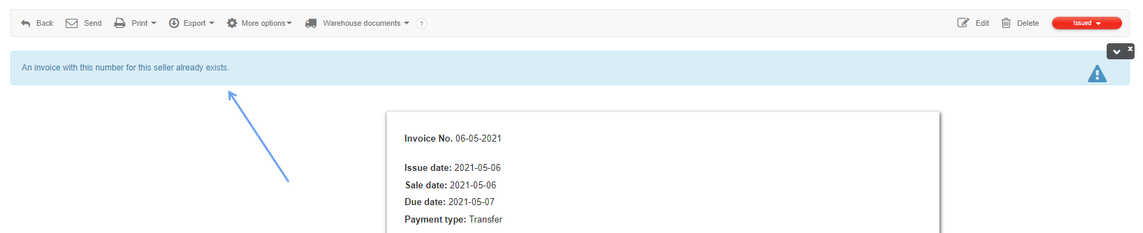Numbering expenses side 4