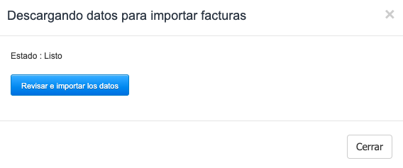 Revisar e importar los datos