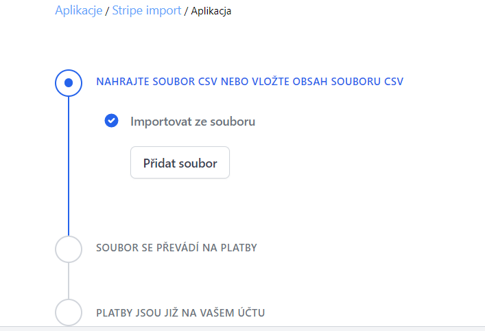 Stripe import