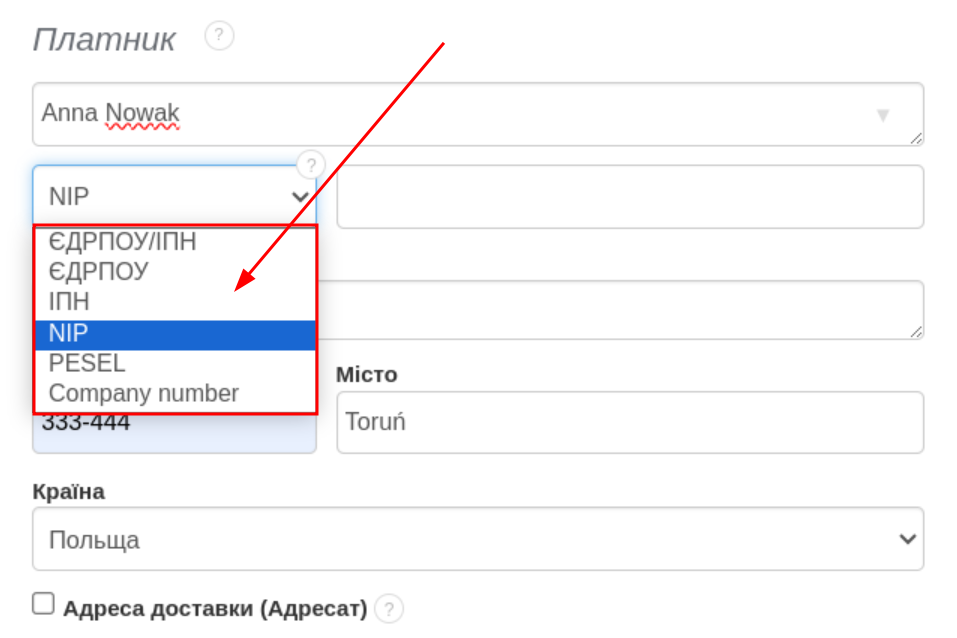 inne typy numerow identyfikacyjnych