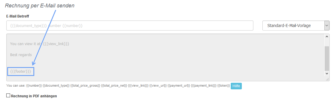 einzelne konfiguration email 2