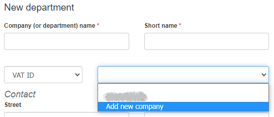 new department new company 3