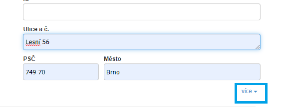 Jina korespondencni adresa 2