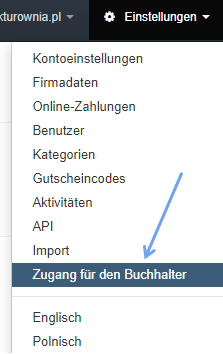 Zugang Buchhalter