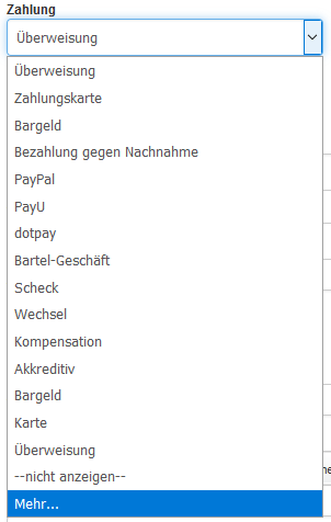 Zahlungsart 2