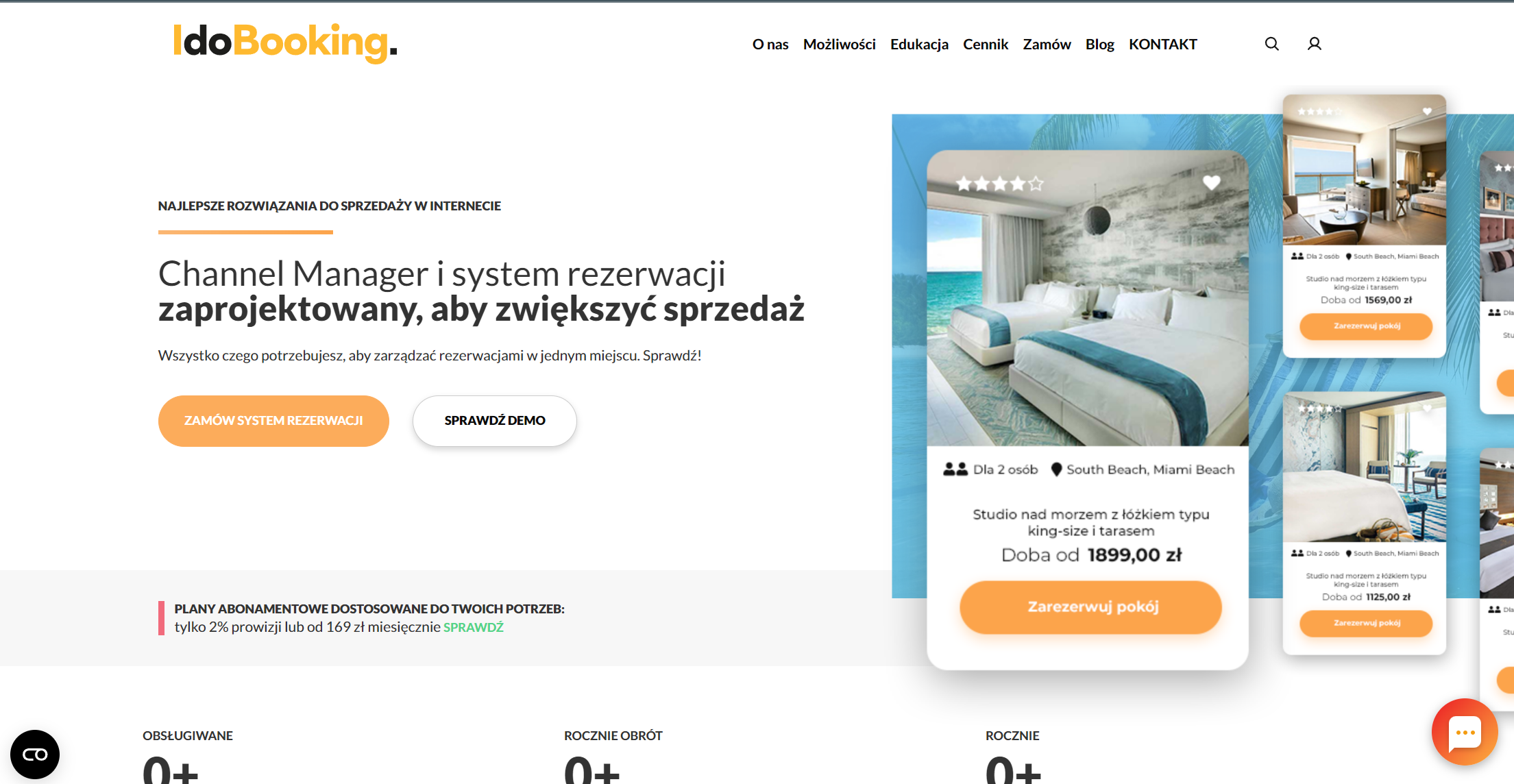 IdoBooking: System rezerwacji online z Channel Managerem i przykładowymi ofertami hoteli, zaprojektowany dla zwiększenia sprzedaży.