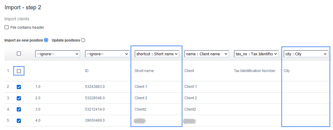Client base switch 4