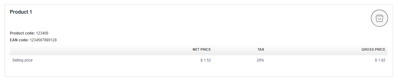 product codes suggestion