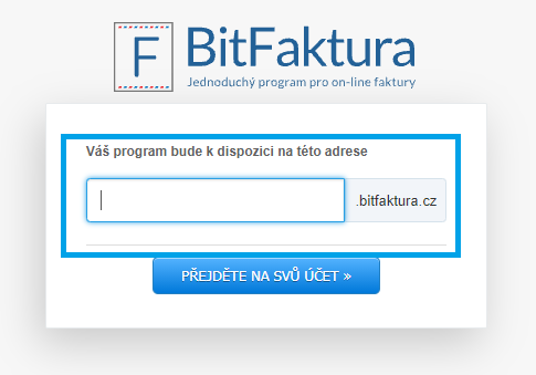 Zaregistruj se - nazev