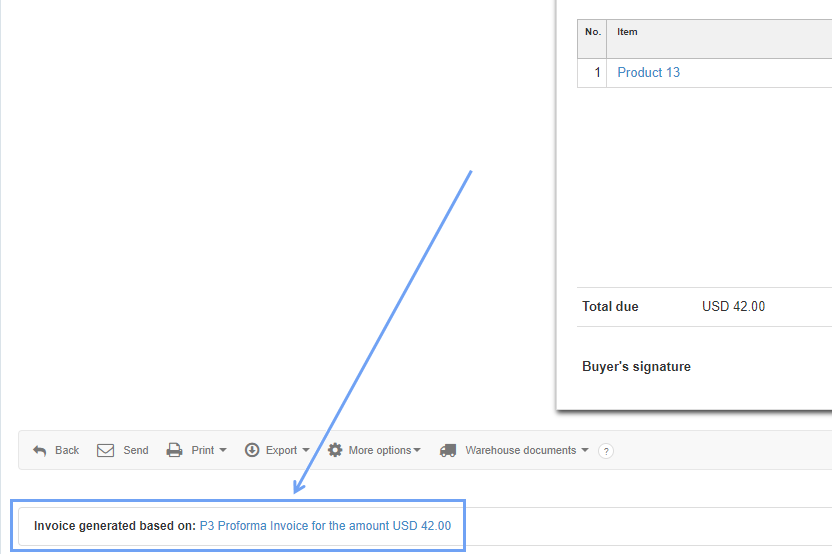 proforma prepayment final 4
