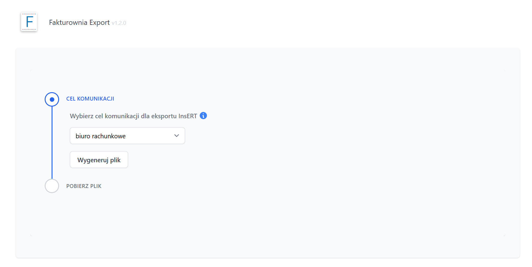 cel komunikacji insert