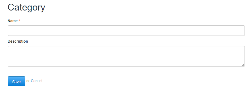 Categories income expenses