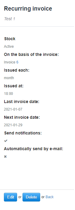 Recurring invoices 7
