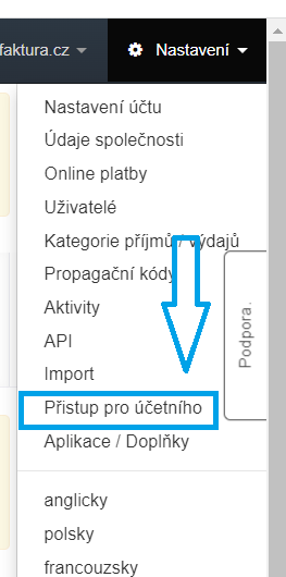 Pristup pro ucetniho