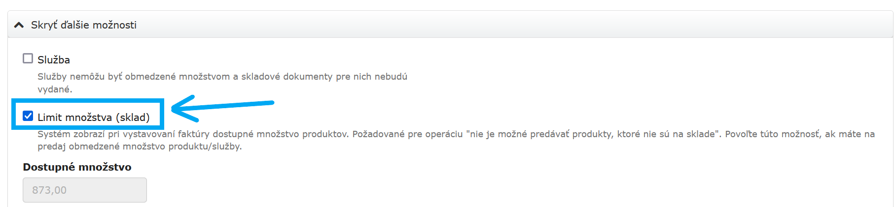ilość produktu w pozycje na fakturze