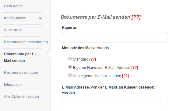emailadresseändern