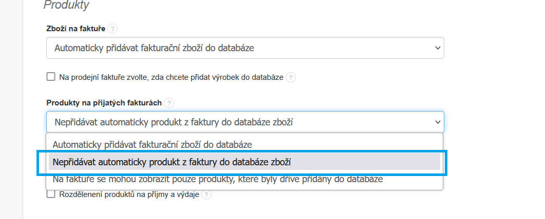 Nepridavat automaticky 