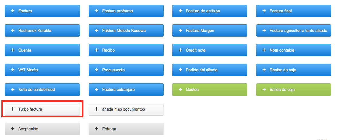turbo factura