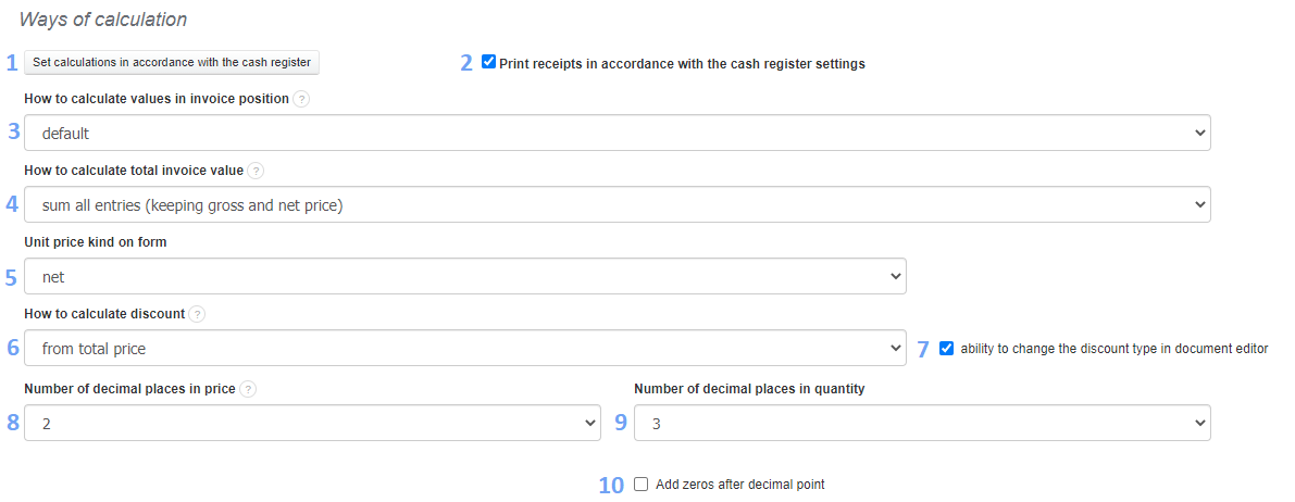 ways discount calculation