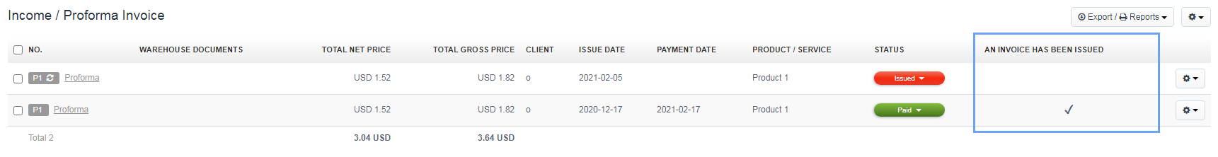 Proforma invoice convert 2