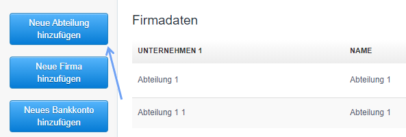 Neue Abteilung Import