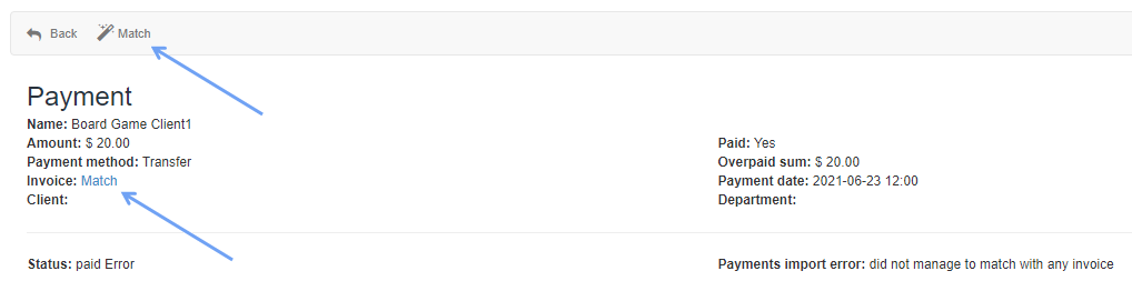 Connecting payments manually 2